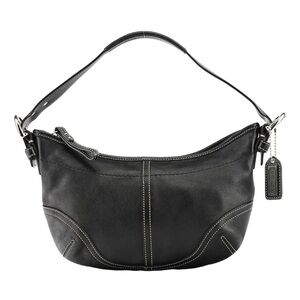 Coach SoHo Hobo Black Leather Shoulder Bag